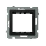 SONATA Adapter podtynkowy systemu 45 do serii Sonata kolor czarny metalik AP45-1R/m/33 OSPEL