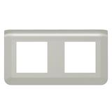 Mosaic - Ramka 2x2 Modułowa Pozioma - Aluminium 079304L LEGRAND
