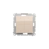 Simon 54 GO Kontroler przyciskowy - 30 akcji do obsługi innych sterowników sterowany smartfonem [WiFi] 230V kremowy DEK1W.01/41 KONTAKT