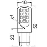 LAMPA LED PIN 40D CL 4W/827 230V G9