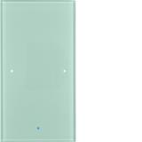 BERKER KNX TS Sensor dotykowy 1-krotny szkło aluminium 75141034 HAGER