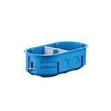 P2x60K Puszka do pustych ścian,2x60mm,płytka MULTIBOX - kolor niebieski