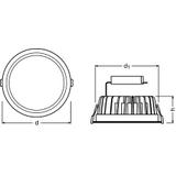 Downlight LED 25W/4000K 230V IP20