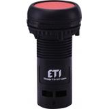 ECF-01-R - Przycisk kompaktowy z guzikiem krytym, 1NC, Czerwony