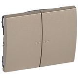 SISTENA LIFE KLAWISZ TITAN PODWÓJNY DO MECHANIZMÓW PODŚWIETLANYCH, Legrand