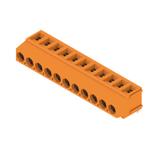 LM 5.00/11/180 3.5SN OR BX Zacisk płytki drukowanej, 5.00 mm, Liczba biegunów: 11, Kierunek odejścia przewodu: 180°, Przyłącze z jarzmem /50szt./ 1234320000 WEIDMÜLLER