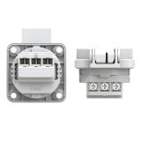 Gniazdo tablicowe 10/16A 2P+Z 230V szare IP44 104-0G PCE