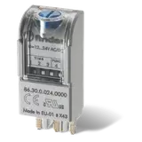 Moduł czasowy dwufunkcyjny do przekaźników i gniazd 12…240V AC/DC; AI, DI, wykonanie trakcyjne