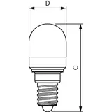 Żarówka LED 2,2W=15W 150lm 2700K barwa ciepła LED T25 1,7-15W E14 827 9,29001E+11 PHILIPS