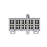 Zaciski rozgałęźne 5-polowe 2x25/2x16mm2 KH25C HAGER