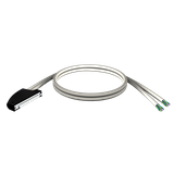 Modicon X80, zestaw kablowy, złącze 40 pin, 2 x luźne końcówki, do modułów wejść/wyjść M340, 10 m