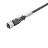 SAIP-M12BG-5-10V Przewód czujnika-siłownika (zmontowany), Jeden koniec bez złącza, M12, Liczba biegunów: 5, Długość kabla: 10 m, złącze żeńskie, proste /1szt./ 1465971000 WEIDMÜLLER