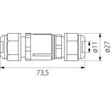 SPN 315 złączka kablowa mufa 3x1,5mm2 39.315 OPATÓWEK