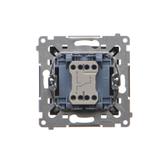 Simon 54 Łącznik schodowy 10A 250V szybkozłączka czarny DW6.01/49 KONTAKT