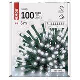 Lampki choinkowe klasyczne 100 LED 5m zimna biel IP20 D4GC02 EMOS