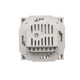 Simon Basic Regulator temperatury z czujnikiem wewnętrznym 16A 230V. Montaż gniazda na wkręty do puszki satynowy BMRT10W.02/29 BMRT10w.02/29 KONTAKT