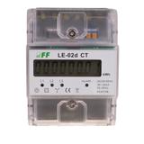 Licznik energii elektrycznej - trójfazowy z programowalną przekładnią wyświetlacz LCD kl.1 LE-02D-CT F&F