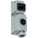 GN.63A 4P 500V IP67 Z BLOK.I SZYNA DIN 6M