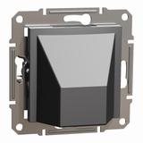 Asfora, wypust kablowy bez ramki, antracyt