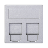 Simon CONNECT Płytka S500, 2x RJ z osłonami; ADC KRONE