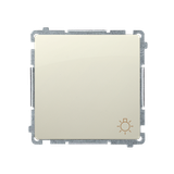 Simon Basic Przycisk światło 16A z. śrub. beż