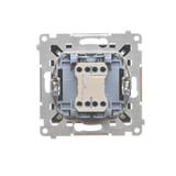 Simon 55 Przycisk zwierny /dzwonek/ szybkozłączka Czarny mat