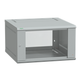 Obudowa KDB, oszklona, 6U, 600x400, RAL7035, IP20, IK08, 50kg