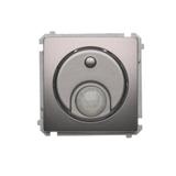 Simon Basic Łącznik z czujnikiem ruchu z przekaźnikiem z zabezpieczeniem 8(2) A 230V stal inox *Wymagana instalacja 3-przewodowa BMCR11P.01/21 KONTAKT