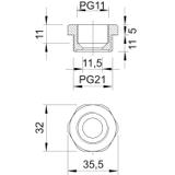 107/R, REDUKCJE PG 21-11 POLYAMID