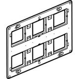 UCHWYT MONTAŻOWY - 2X6 LUB 2X8 LUB 2X2X2 MODUŁY POZIOMO, Legrand