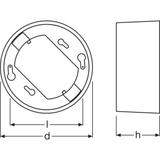 Adapter montażowy LUXeye SENSE CM KIT