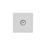 Simon Connect Płytka K45 gn. TV męskie 45x45mm + wkład czysta biel K120A/9 KONTAKT