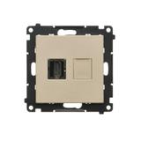 Simon 55 Gniazdo HDMI Szampański mat TGHDMI.01/144 KONTAKT
