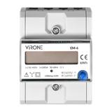 Licznik trójfazowy przycisk reset podlicznik energii prądu 3-FAZ LCD 80A VIRONE