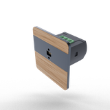 Laserowy czujnik odległości DRL-12, czujnik ruchu, dąb-antracyt