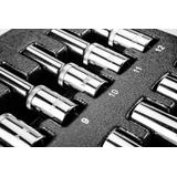 Nasadki długie 1/2", 8-21 mm, zestaw 14 szt., wkładka