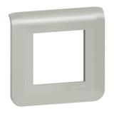 MOSAIC - Ramka 2 modułowa - Aluminium, Legrand