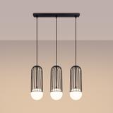 Lampa wisząca BRINA 3L czarna