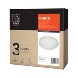 MARIN, plafon oświetleniowy z mikrofalowym czujnikiem ruchu, 60W, E27, IP20, szkło matowe AD-PL-303WE27SMM ORNO