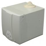 EZBN 16S - 16A, 250V, Gniazdo tablicowe proste (Schuko) z puszką natynkową IP44