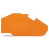 ścianka końcowa pomarańczowa