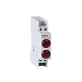 Ex9PD2rr 24V AC/DC Lampka sygnalizacyjna 24V AC/DC 1 czerwony 1 czerwony LED 102481 NOARK