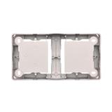 puszki instal. Puszka natynkowa płytka (31mm) podwójna stal inox MPN2/21 KONTAKT