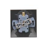 Simon 54 Gniazdo z/u podwójne z f. niezm. faz z przesłonami 16A z. śrubowe. monoblok antracyt