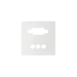 Simon 82 Pokrywa gniazda VGA+3RCA biały