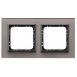 SONATA Ramka podwójna - kolor szare szkło