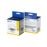 CZUJNIK RUCHU CR-1, MAX 1200W, AC220-240V, 50/60HZ, KĄT DZIAŁANIA 180*, ZASIĘG 10M ± 1,8- 2,5M, IP44