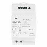 ZASILACZ IMPULSOWY MONTOWANY NA SZYNIE TH-35 (DIN) , 60W, 12V DC TYP: ZTM-60/12
