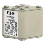 FUSE 550A 690V 1GN/50 AR UC Wkładka szybka 550A AC 690V rozmiar 1 53x69x51 mm aR IEC UL w 170M4515 E
