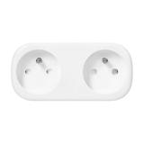 Rozgałęźnik bezprzewodowy podwójny Tuya Smart Wi-Fi biały ORNO